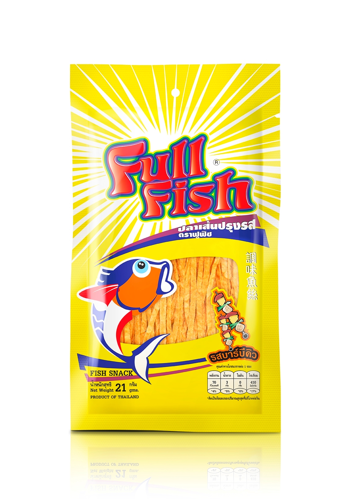 Snack cá Fullfish vị BBQ 21gr